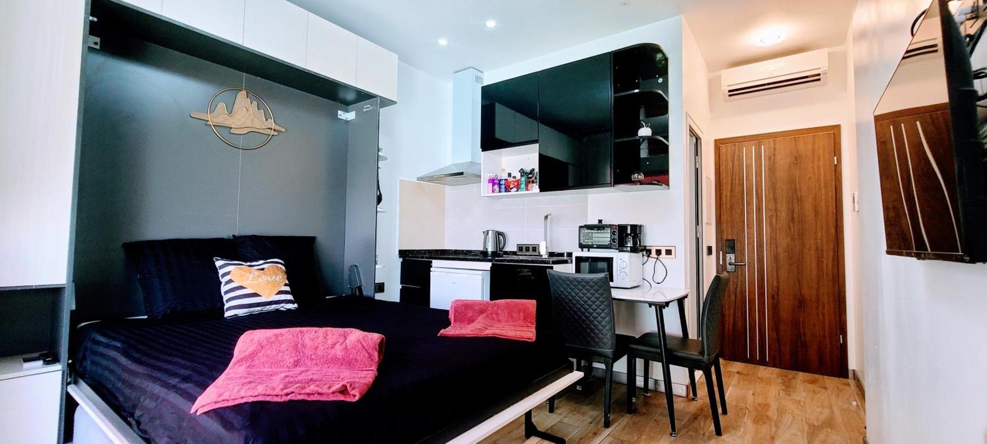 Cocon Marin 4 Studio Proche Mer Parking Wifi Cagnes-sur-Mer Kültér fotó